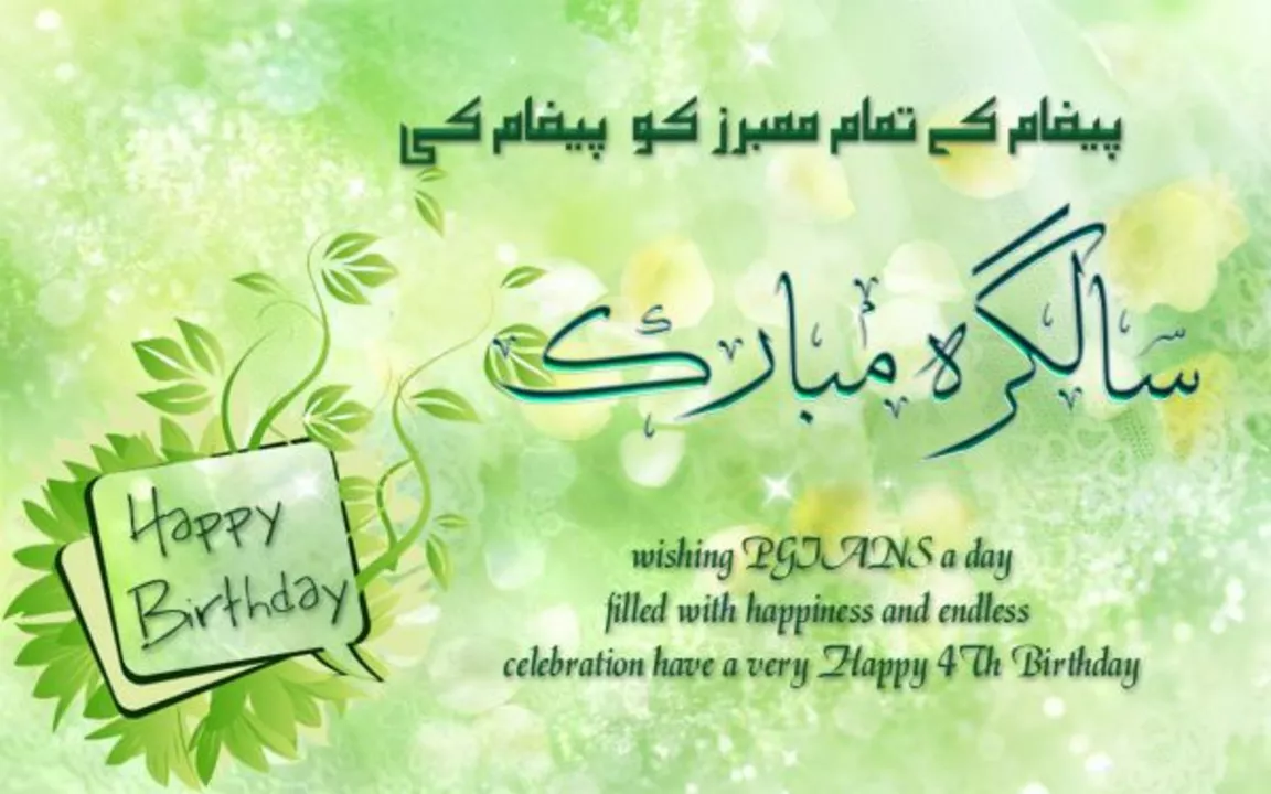 What is happy birthday in Urdu?