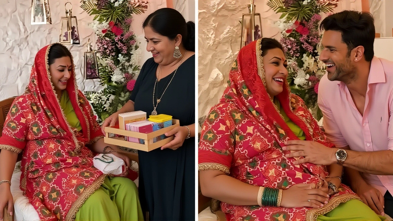 Divyanka Tripathi's Godh Bharai: Vivek Dahiya Kisses Baby Bump in Viral Video